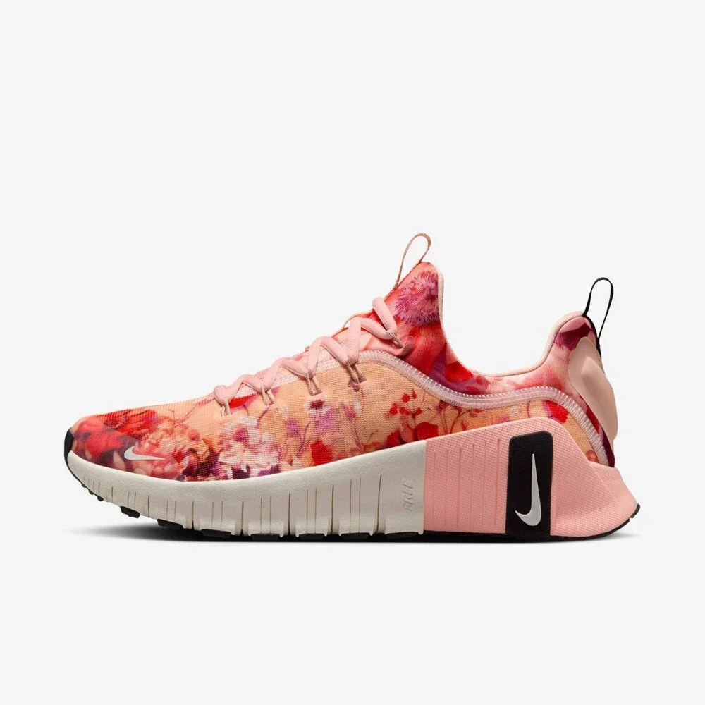 Nike Free Metcon 6 AMP IB6902-600 Women's 7.5 Coral Floral Workout Shoes LIQ1611